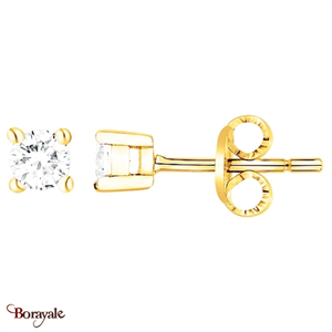 Boucles d'oreilles, Gemstar Brand Femme, collection Borayale plaqué Or