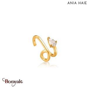Midnight Fever, Bague oreilles Argent plaqué Or 14 carats ANIA-HAIE E026-05G