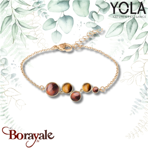 Bracelet Yola Nature Nature et élégance Acier plaqué IP doré IK-375