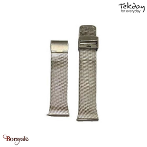 Bracelet de montre TEKDAY Acier milanais argent 675874