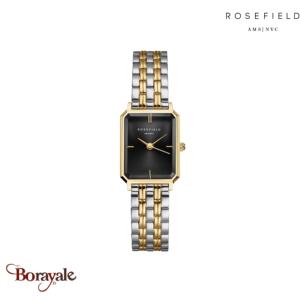 Montre Rosefield Octagone Duotone Black  Femme OBDSG-O88