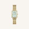 Montre Rosefield Octagon XS vert menthe Or Femme OGGSG-O71