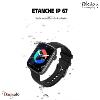 Montre Connectée TEKDAY Pavé - Unisexe - Boîtier Noir Pomme Rouge Surpiqué - 656