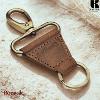 Porte clés KASZER collection Oregon Marron naturel 580604-MC6