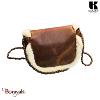 Sac bandoulière KASZER collection Wyoming Fourrure S Marron naturel clair 20401-