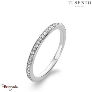 Bague TI Sento Collection : Milano Taille 54 Argent Rhodié