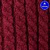 Bonnet + 3 pompons Royal Mojito bordeau avec polaire Cabaïa 50% acrylique 50% wo