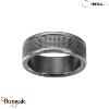 Bague homme Phebus acier argenté taille 60 15-0283-60