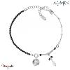 Bracelet Amen Bijoux Couture  Argent 925° rhodié de haute qualité