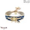 Bracelet -Belle mais pas que- collection Golden Deep Blue B-1533-GODEEP