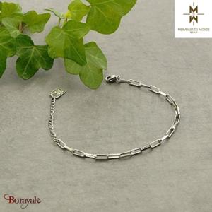 Bracelet en acier Merveilles du monde