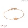 Bracelet Ania Haie Coins argent 925° plaqué or rose14 carats B009-02R