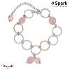 Bracelet SPARK Silver Jewelry : Delicado - Rose