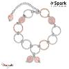 Bracelet Spark Delicado cristal autrichien sur argent A0309RQ