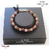 Bracelet Prosperite Lauren Steven Labradorite Perles de 6 mm Taille L 20,5 cm