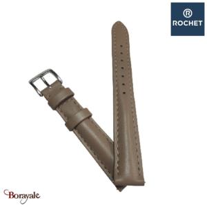 Bracelet Rochet France New York 12 mm de couleur : taupe 3011240XS