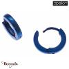 Créoles Acier plaqué bleu, Collection: homme APOLLON
