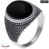 Chevalière Apollon acier et onyx Homme  IH-114-58