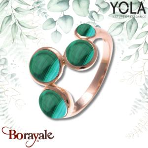 Bague Yola Nature Nature et élégance Acier plaqué IP rose IK-172-58