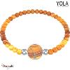 Bracelet Yola Nature Ginkgo Acier poli IK-325
