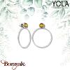Boucles d'oreilles Yola Nature Nature et élégance Acier poli IK-546