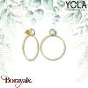 Boucles d'oreilles Nacre, Collection: Nature et élégance YOLA
