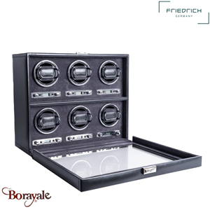 Remontoir 6 montres, Friederich 1923 série Bond electronique noir 29484-9