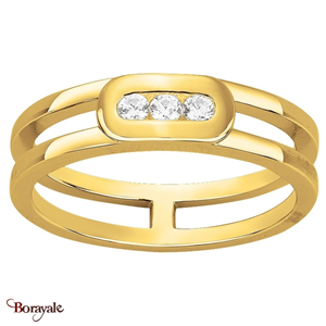 Bague, Gemstar Brand Femme, collection Borayale plaqué Or
