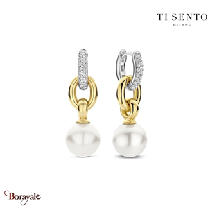 Boucles d'oreilles TI Sento perles femme 78016YP