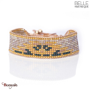 Bracelet Belle mais pas que, Romantic Gamble, Perles de miyuki dorées à l'or fin