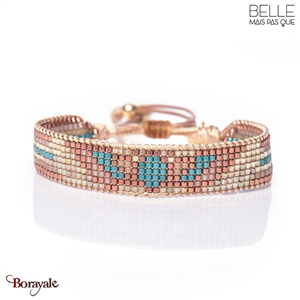 Bracelet Belle mais pas que, Golden Purple Sky, Perles de miyuki dorées à l'or f