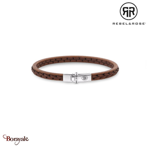 Bracelet Rebel & Rose Collection : Single Stranded Cognac Taille L RR-L0156-S-L