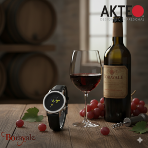 Montre AKTEO Profession Œnologie 42 mm argent ronde PGo04