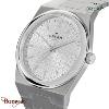 Montre Homme Orlam Elan cadran gris bracelet acier argenté étanche 10 ATM ORSSBE