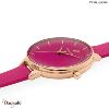 Montre PIERRE LANNIER Collection DELICE cadran fushia Bracelet cuir fushia Femme
