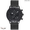 Montre PIERRE LANNIER Collection ABSOLU noir milanais Homme