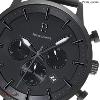 Montre PIERRE LANNIER Collection ABSOLU noir milanais Homme