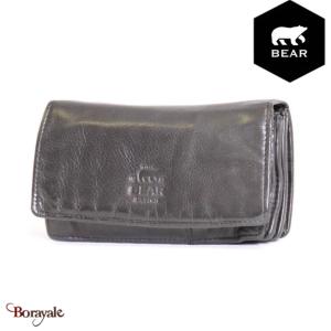 Portefeuille BEAR Cow Lavato Noir CL782BLA