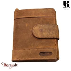 Portefeuille KASZER collection Oregon Marron naturel 580104-MC6