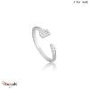 Bague Ania Haie Under Lock & Key argent 925° plaqué rhodium de haute qualité R03