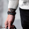 Bracelet Rebel & Rose Collection : Matt Grey Séduction Taille M RR-80025-S-M