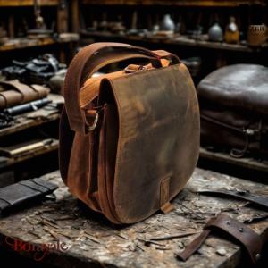 Sac bandoulière KASZER collection Kansas Marron naturel clair 20003-C6