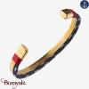 Bracelet Tom Hope Hybrid Cuff, Gold-Blue-Gris: Taille S