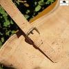Sac épaule - cabas 32 cm en liège , série: Mappemonde, Montado naturel et Mapa M