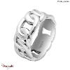 Bague Pierre Lannier Roxane acier argenté sans nickel BJ09A3103