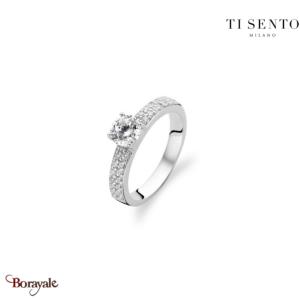 Bague TI Sento Solitaire femme 1795ZI/54