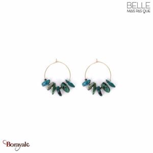 Boucles d'oreilles Belle mais pas que, Collection: Naomie Turquoise africaine NA