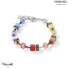 Nuance: 1542, Bracelet Géo cubes par Cœur de Lion