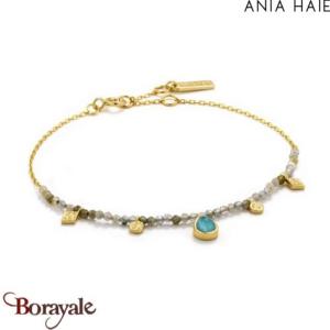Mineral Glow, Bracelet Argent plaqué Or 14 carats ANIA-HAIE B014-03G