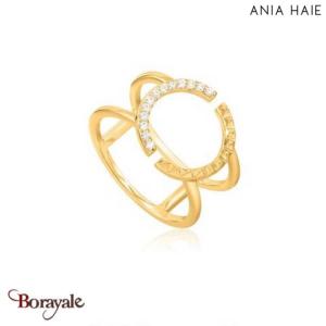 Spike it Up, Bague Argent plaqué Or 14 carats ANIA-HAIE R025-01G